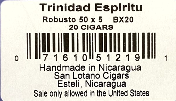 Trinidad Espiritu Robusto - Image 2