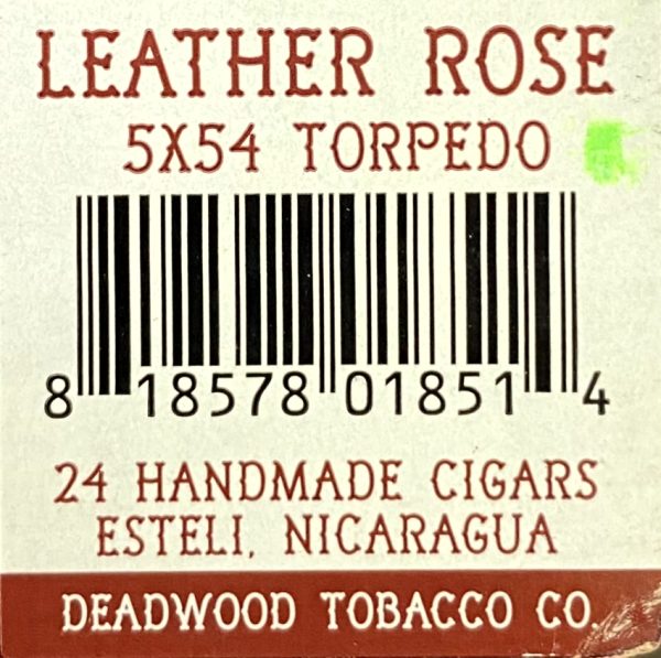 Deadwood Tobacco Leather Rose by Drew Estate - Image 2