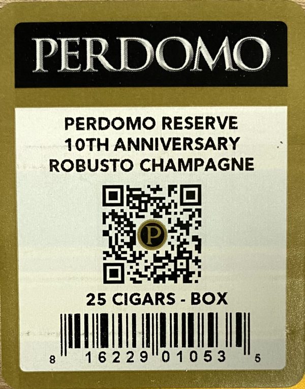 Perdomo Reserve Robusto Champagne Connecticut - Image 2
