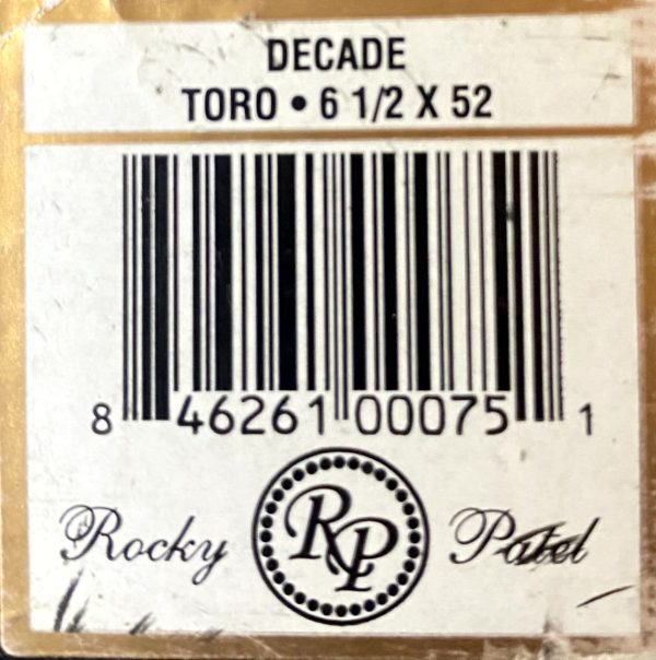 Rocky Patel Decade Toro - Image 2