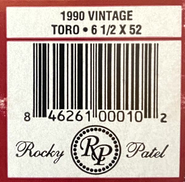 Rocky Patel 1990 Vintage Toro - Image 2