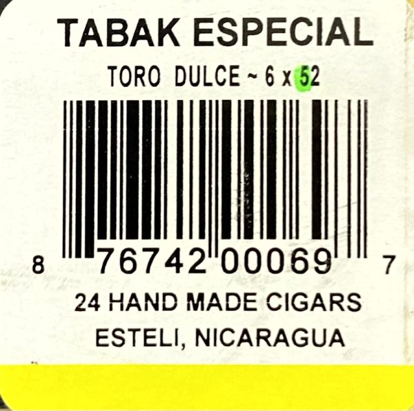 Tabak Especial Toro Dulce - Image 2
