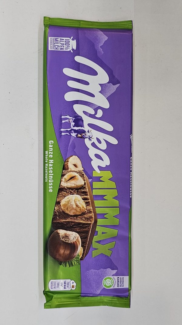 Milka MMMAX Ganze Haselnüsse - Whole Hazelnuts Chocolate Bar (270g)