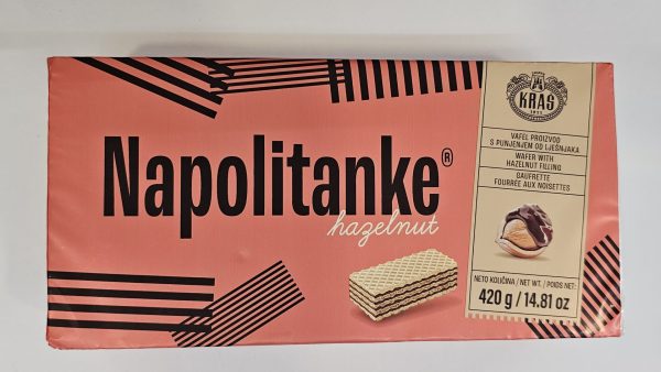 Kras Hazelnut Wafers Napolitanke 420g