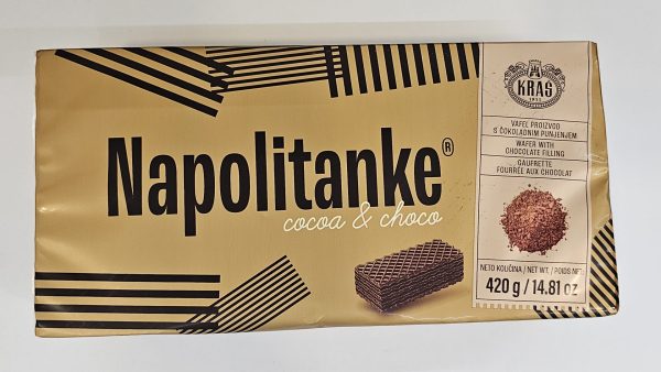 Kras Cocoa and Choco Wafer Napolitanke 420g