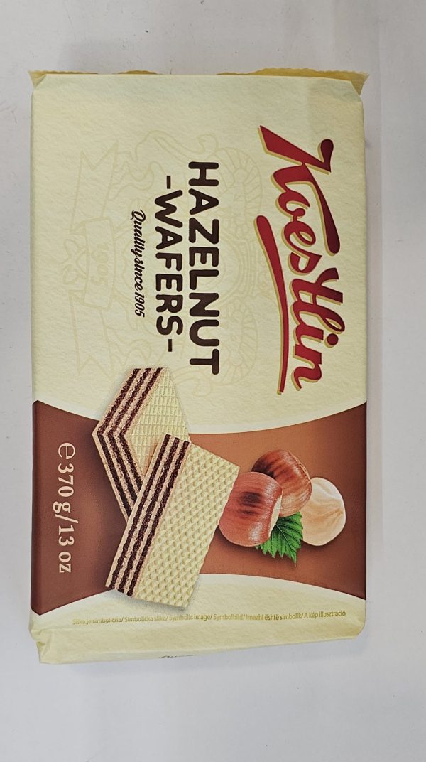 Koestlin Hazelnut Wafers Hazelnut & Cocoa Flavour Fill