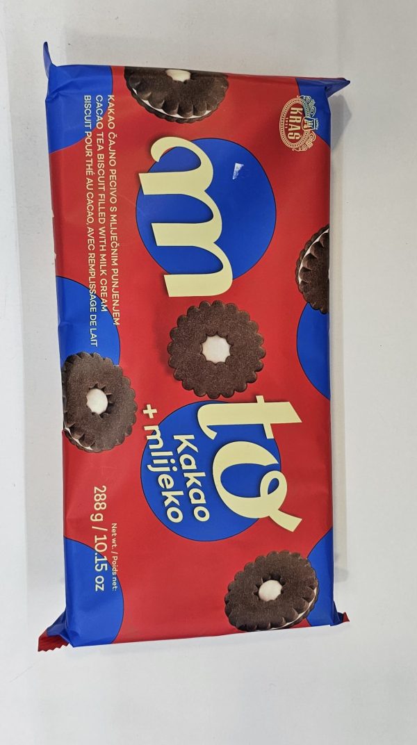 Kras Moto Cocoa and Milk Biscuit