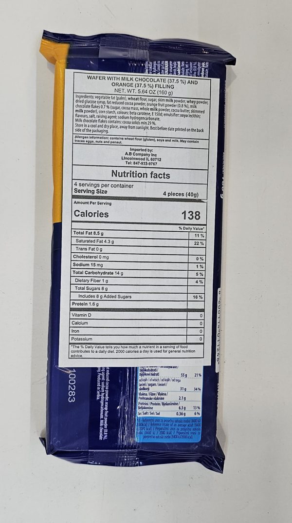 Jaffa Wafers Napolitanke Choco Orange - Image 3