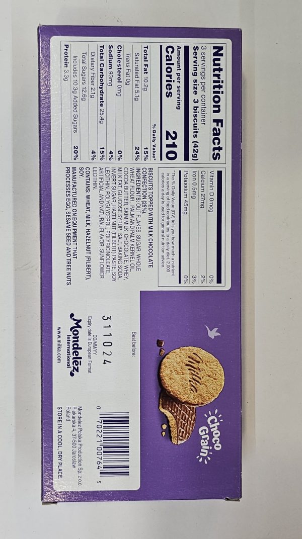 Milka Chocolate Covered Cookie Choco-Grain - Image 3