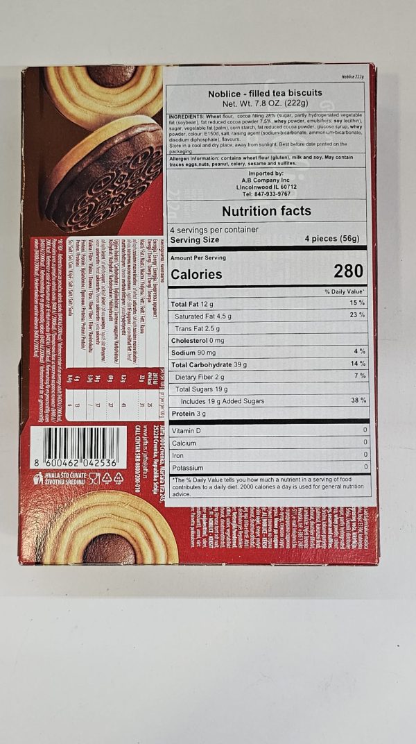 Noblice Filled Tea Biscuits Original - Image 3