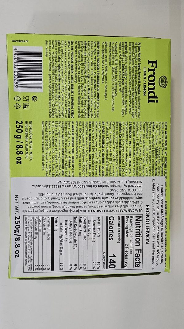 Kras Frondi Maxi Lemon Wafers - Image 3