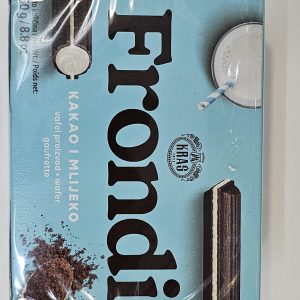 Frondi cocoa and milk Deep-Fried Dark Waffle With Milk Filling