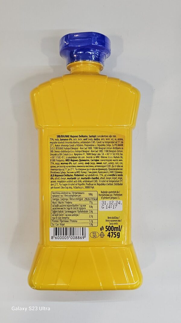 Polimark Majonez Delikates 475g - Image 3