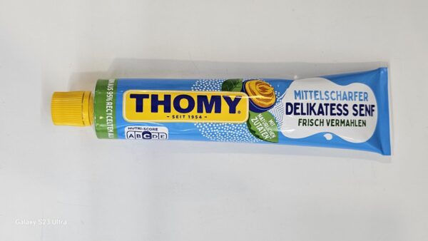 Thomy Mittelscharfer Delikatess Senf Frisch Vermahlen 100ml