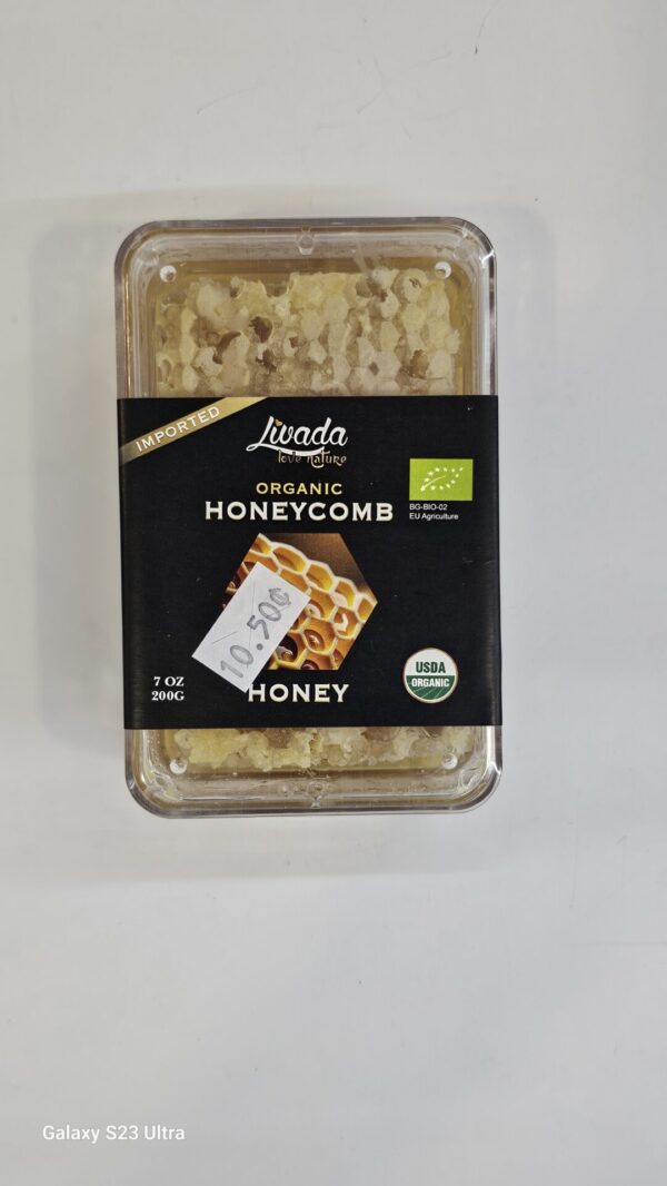 Livada Organic Honeycomb Honey 200g