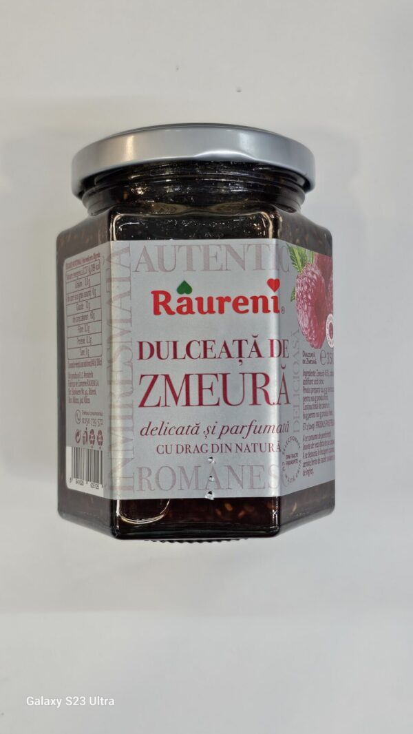 Raureni Dulceata De Zmeura Cu Drag Din Natura 350g