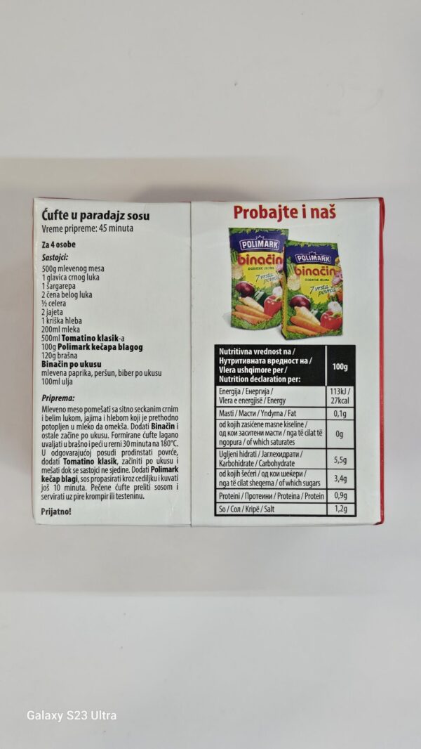 polimark tomatino kuvani paradajz Klasik 500g - Image 3