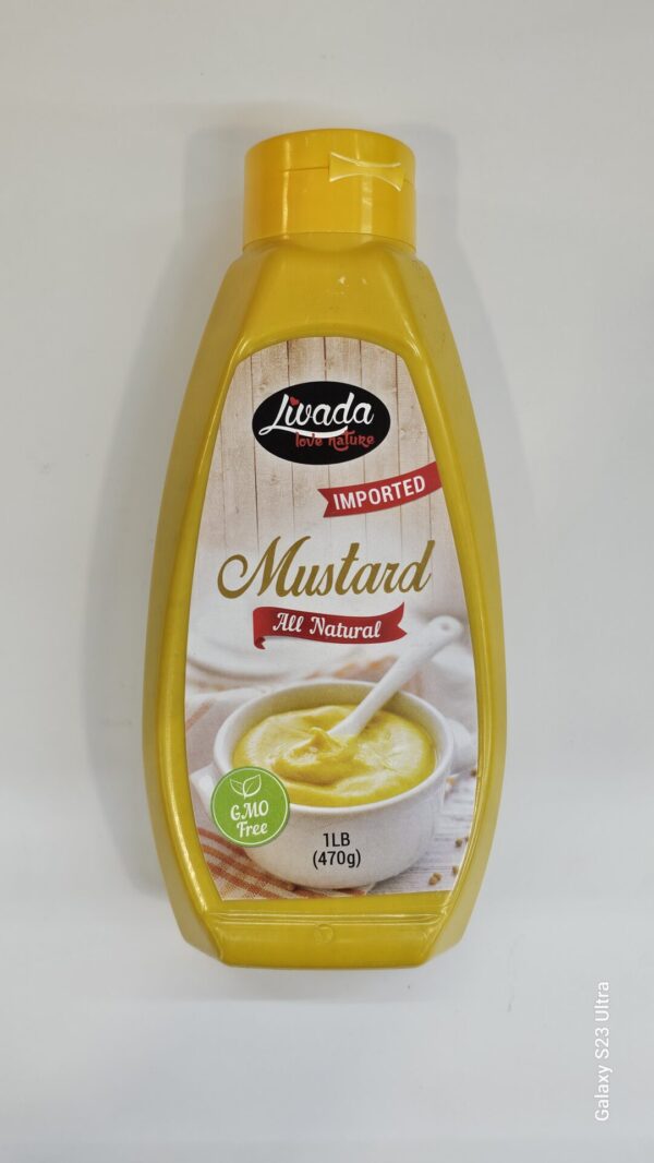 Livada Mustard All Natural 470g