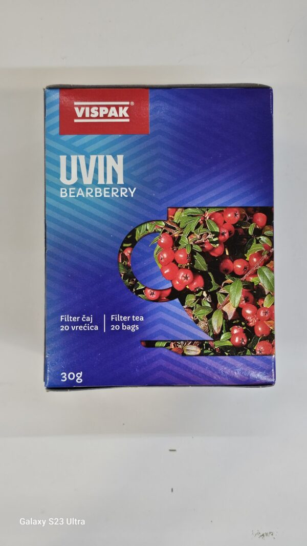 Vispak Uvin Bearberry Filter Tea 20 Bags 30g
