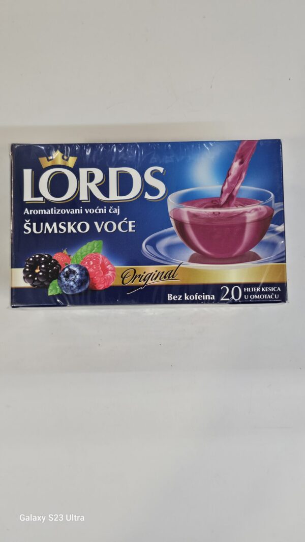 Lords Aromatizovani Vocni Caj Sumoske Voce Original 20 Filter Bags