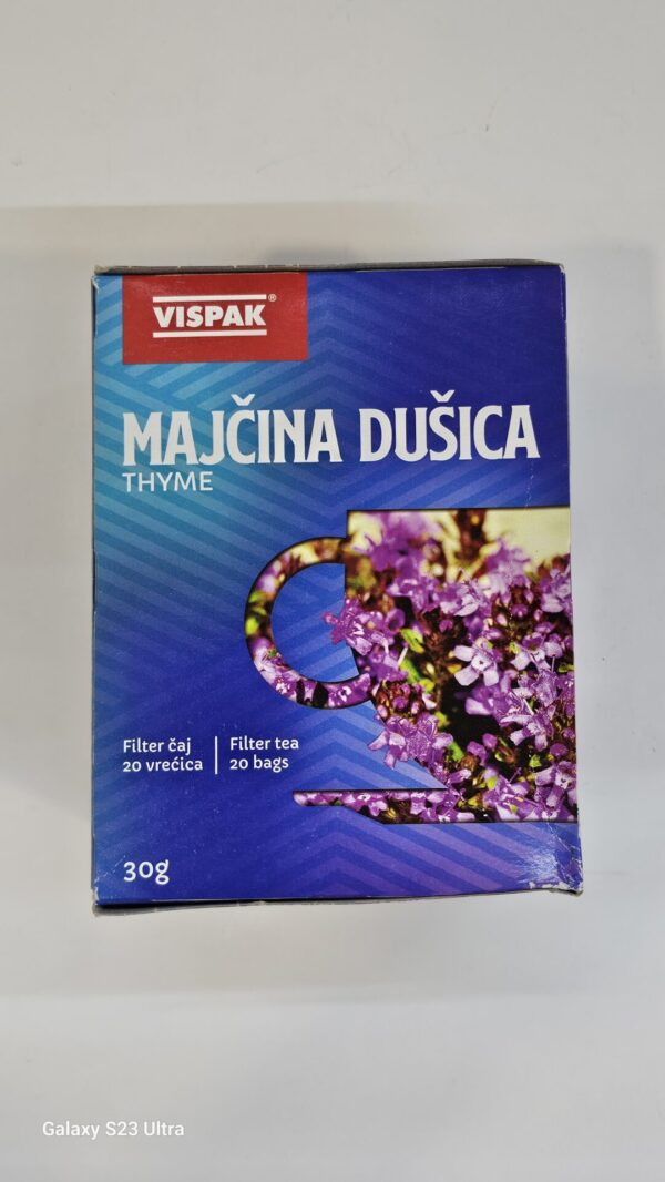 Vispak Majcina Dusica Thyme Filter Tea 20 Bags 30g