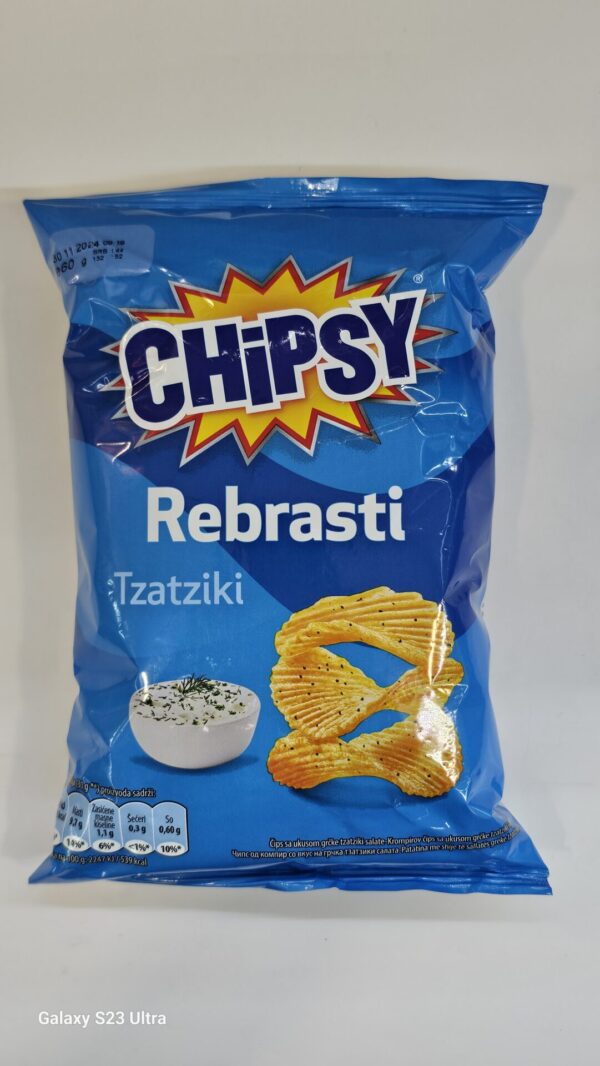 Chipsy Rebrasti Tzatziki 60g