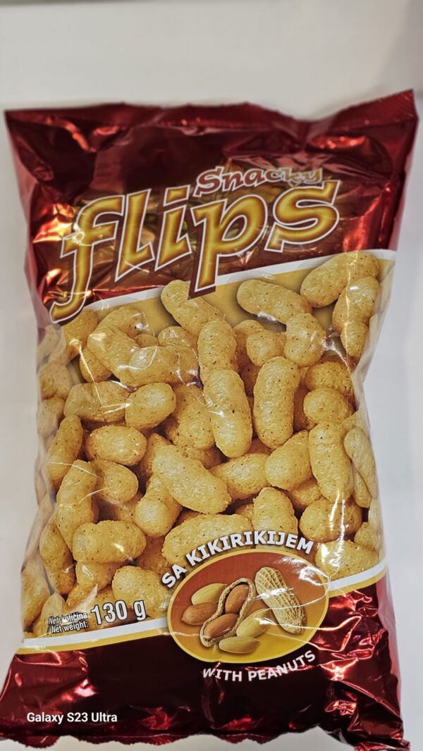 Snacky Flips With Peanuts 130g
