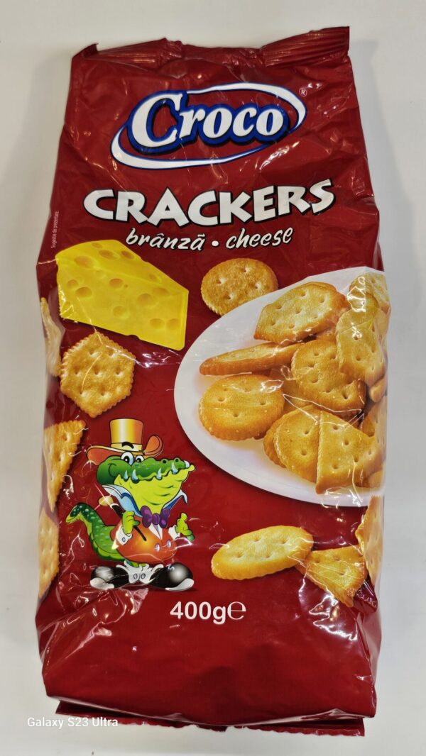 Croco Crackers Branza Cheese 400g