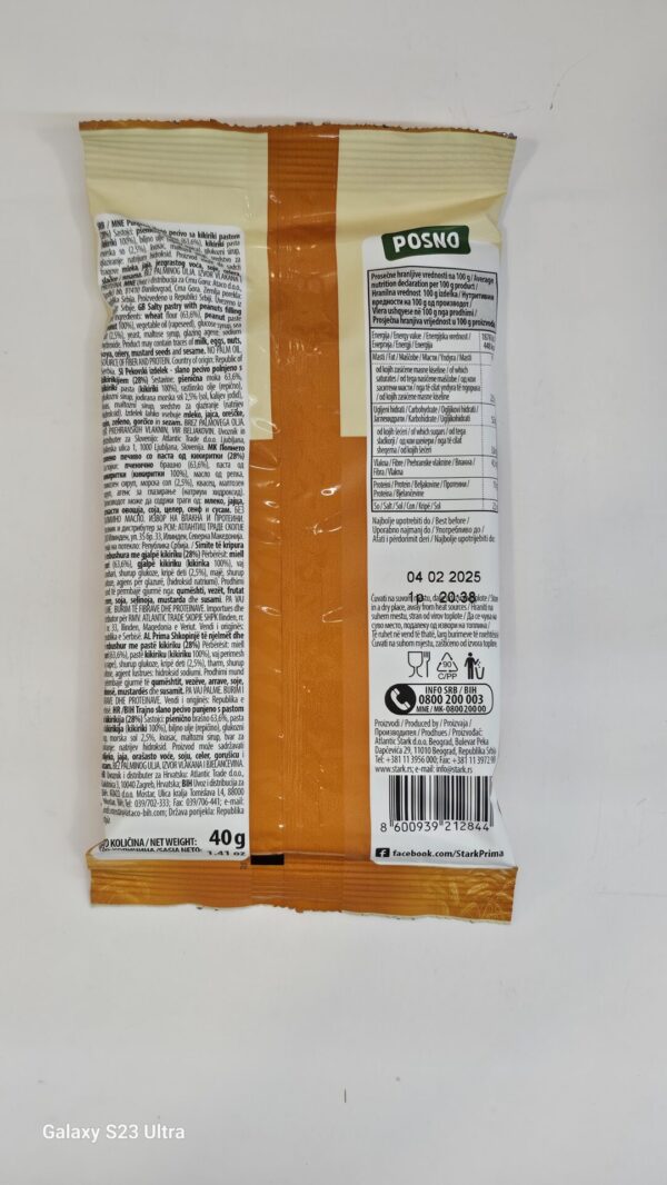 Stark Prima Peanuts 28% Filling 40g - Image 3