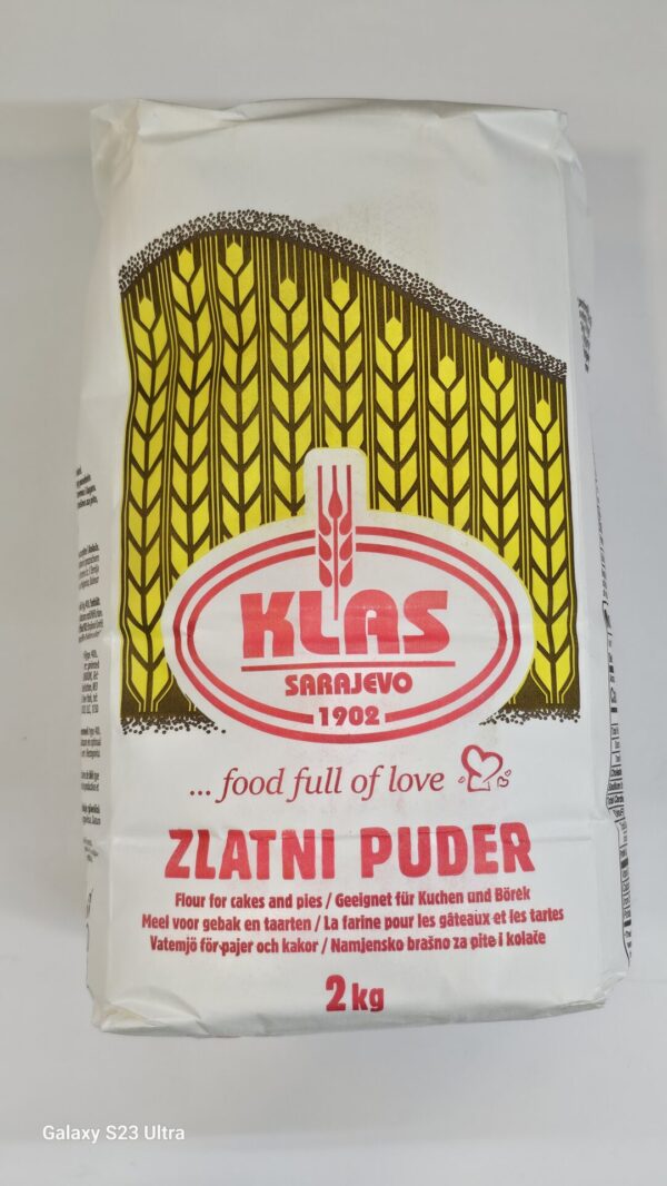 Klas Sarajevo Zlatni Puder Flour For Cakes & Pies 2kg