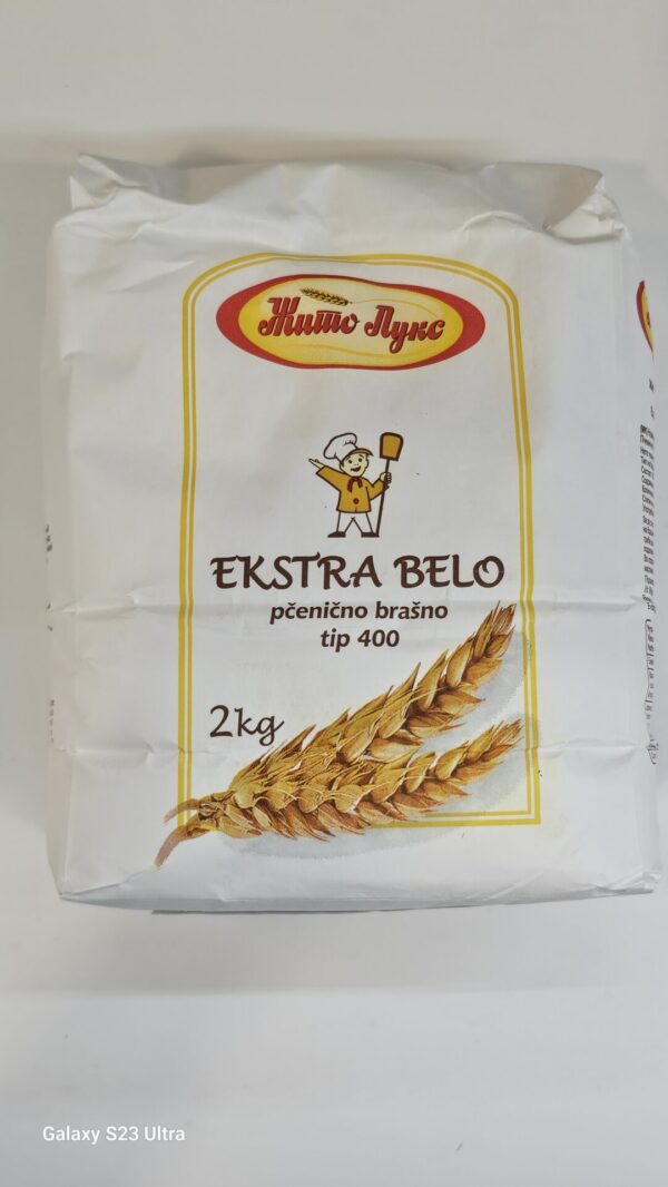 Ekstra Belo Pcenicno Brasno Tip 400 2kg