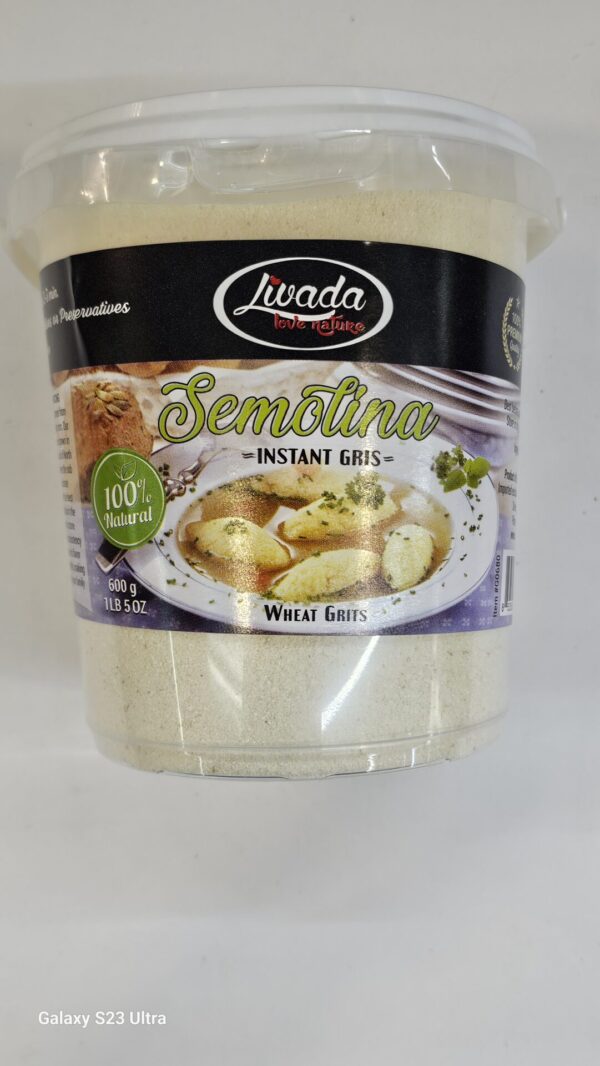 Livada Semolina Instant Gris Wheat Grits 600g