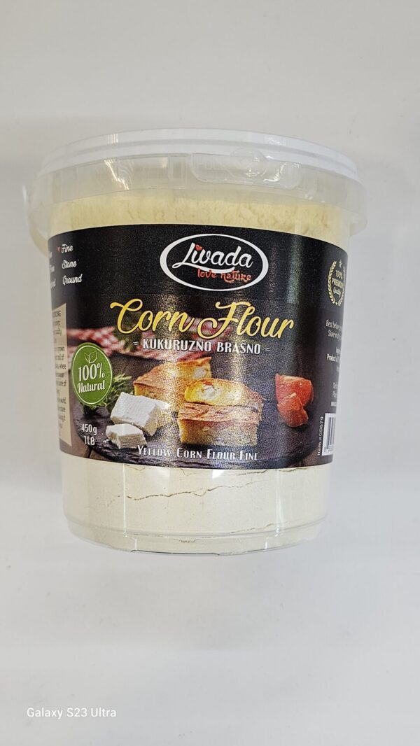 Livada Yellow Corn Flour Kukuruzno Brasno 450g - Image 3