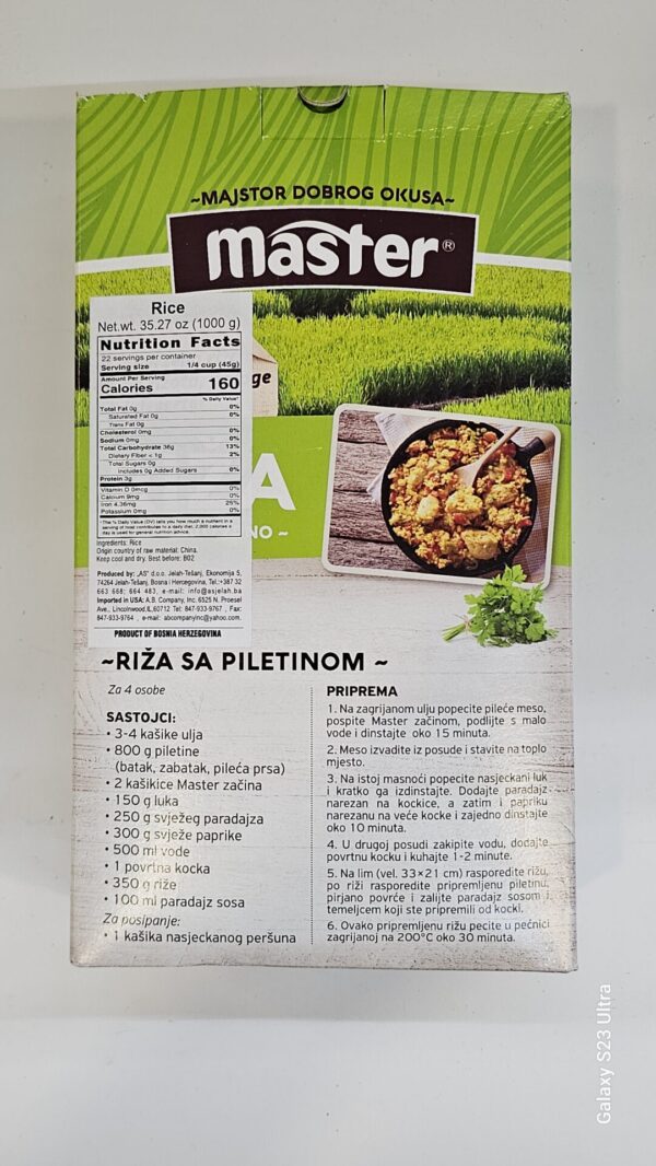 Master Riza Okruglo Zrno 1000g - Image 2