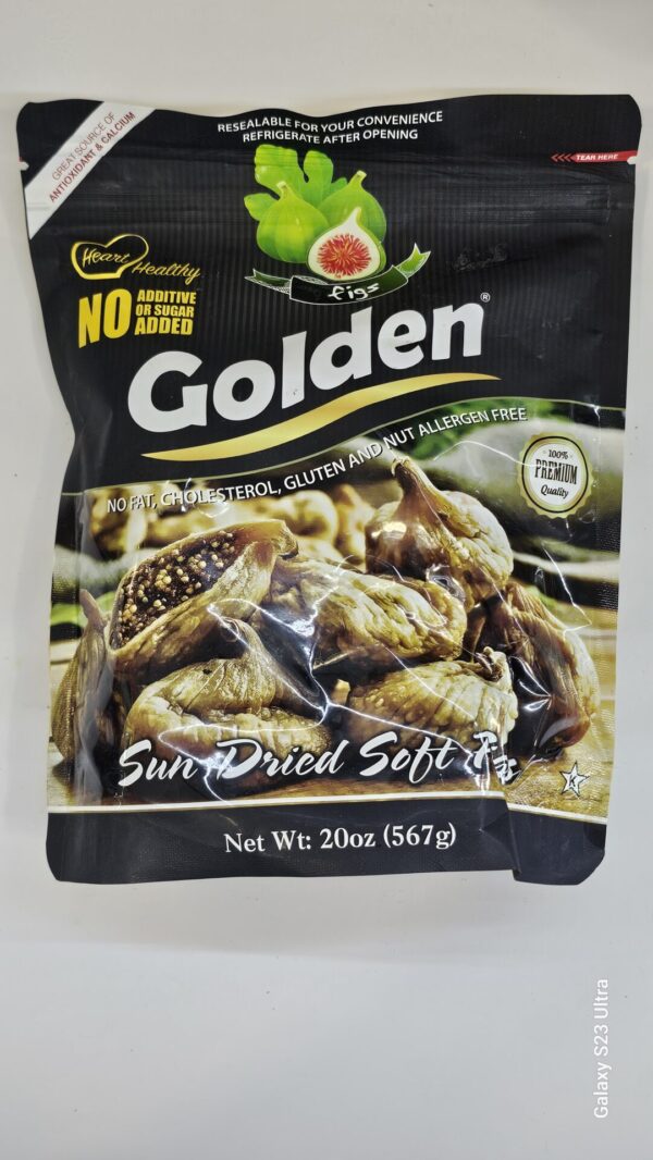 Golden Sun Dried Soft Figs 567g