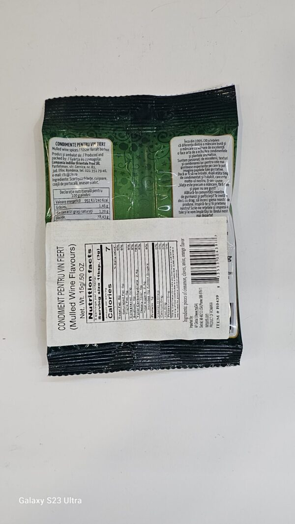 Livada Condimente Pentru Vin Fiert Mulled Wine Spices 15g - Image 3