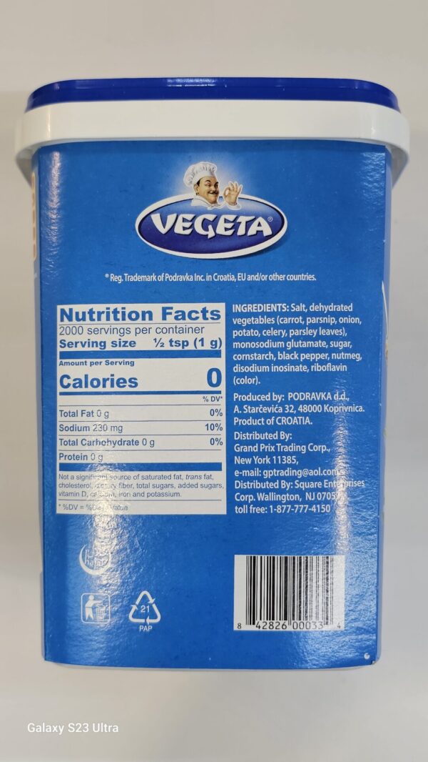 Podravka Vegeta All Purpose Seasoning 2kg - Image 3