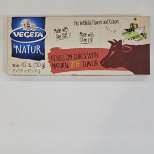 Vegeta Bouillon Cubes Natural Beef Flavor 120g
