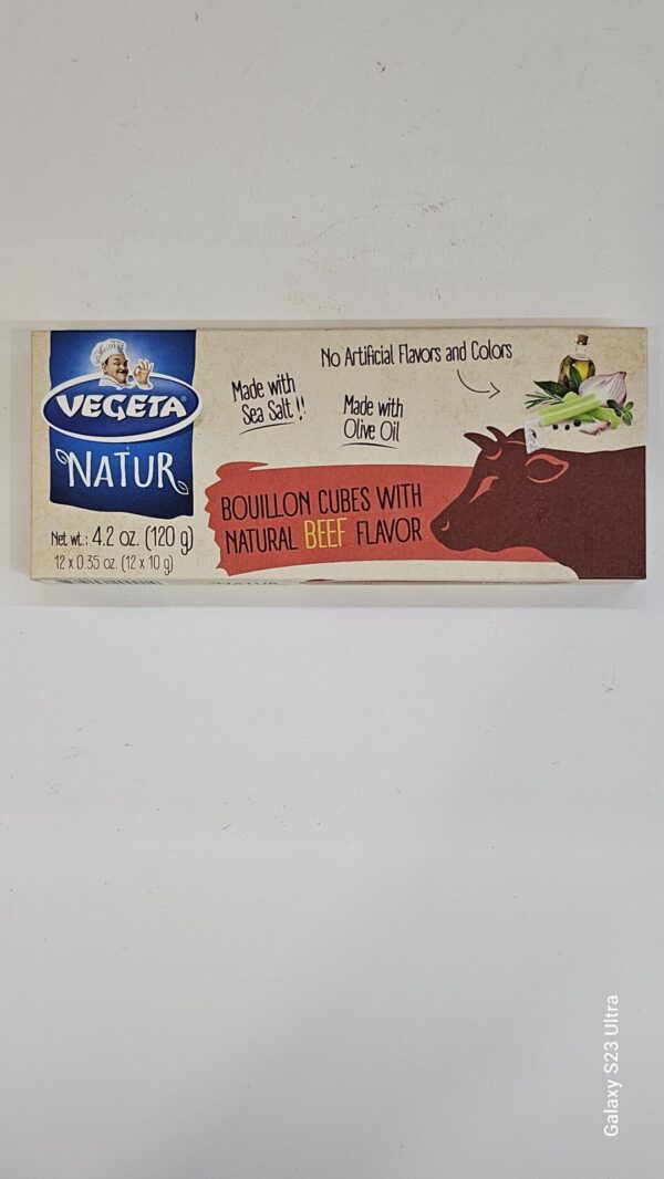 Vegeta Bouillon Cubes Natural Beef Flavor 120g