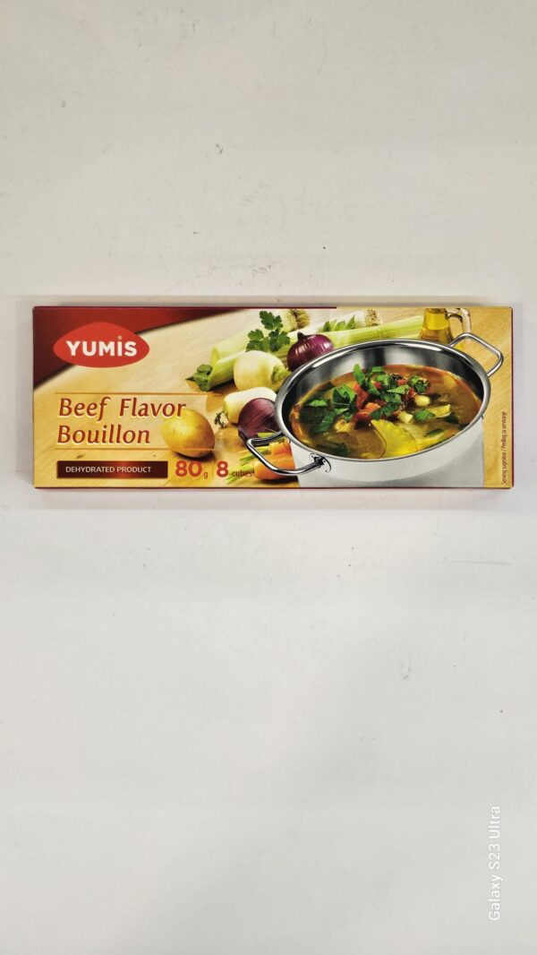 Yumis Beef Flavor Bouillon 80g