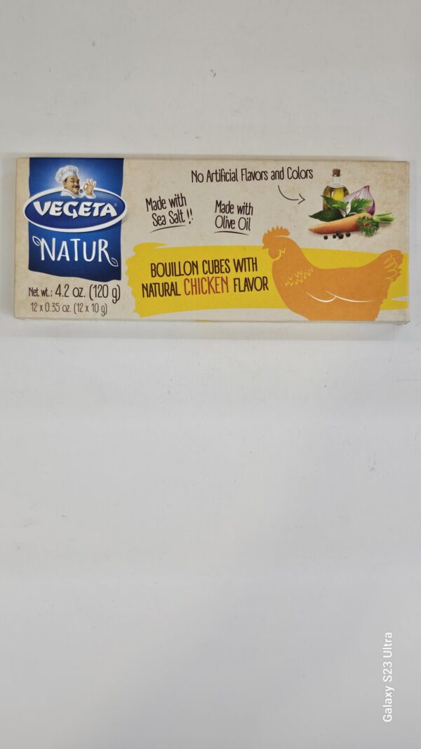 Vegeta Natur Bouillon Cubes With Chicken Flavor 120g