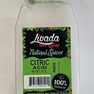 Livada Natural Spices Citric Acid 10oz