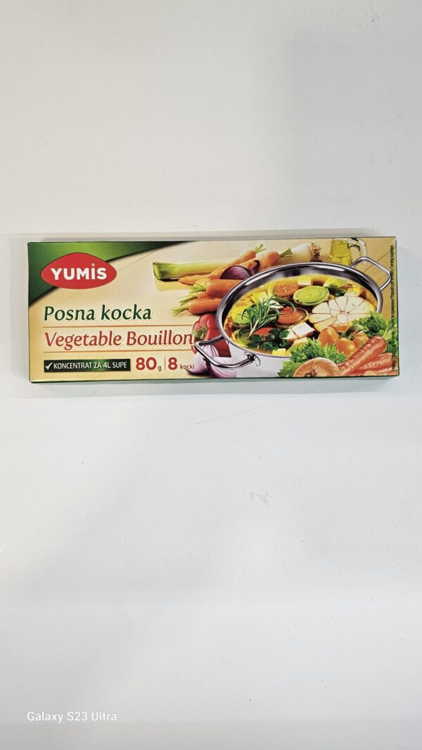 Yumis Posna Kocka Vegetable Bouillon 80g