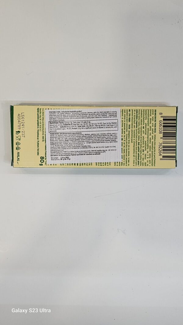Yumis Posna Kocka Vegetable Bouillon 80g - Image 3