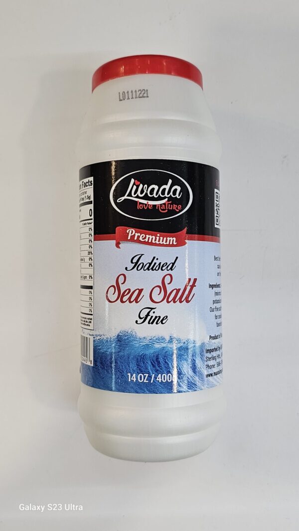 Livada Premium Iodized Premium Sea Salt Fine 400g
