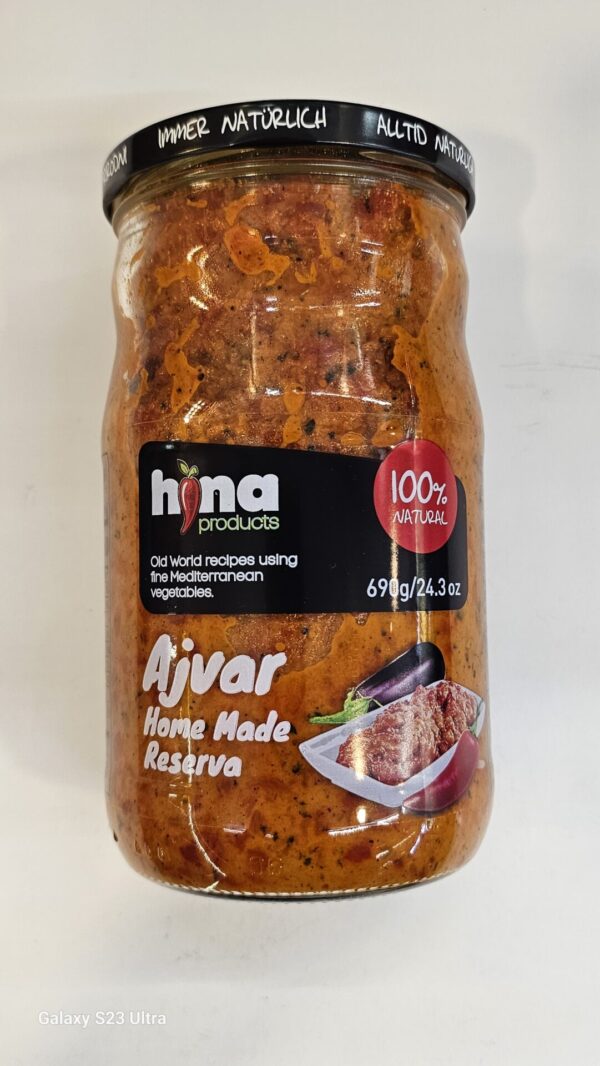 Hina Products Ajvar Homemade Reserva 690g