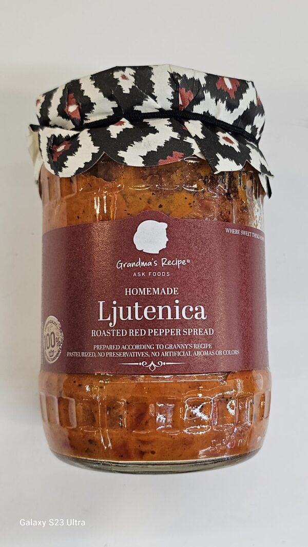 Grandma's Recipe Ljutenica Roasted Red Pepper Spread