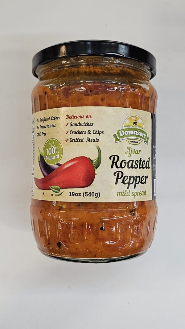 Domasen Ajvar Roasted Pepper Mild Spread 540g
