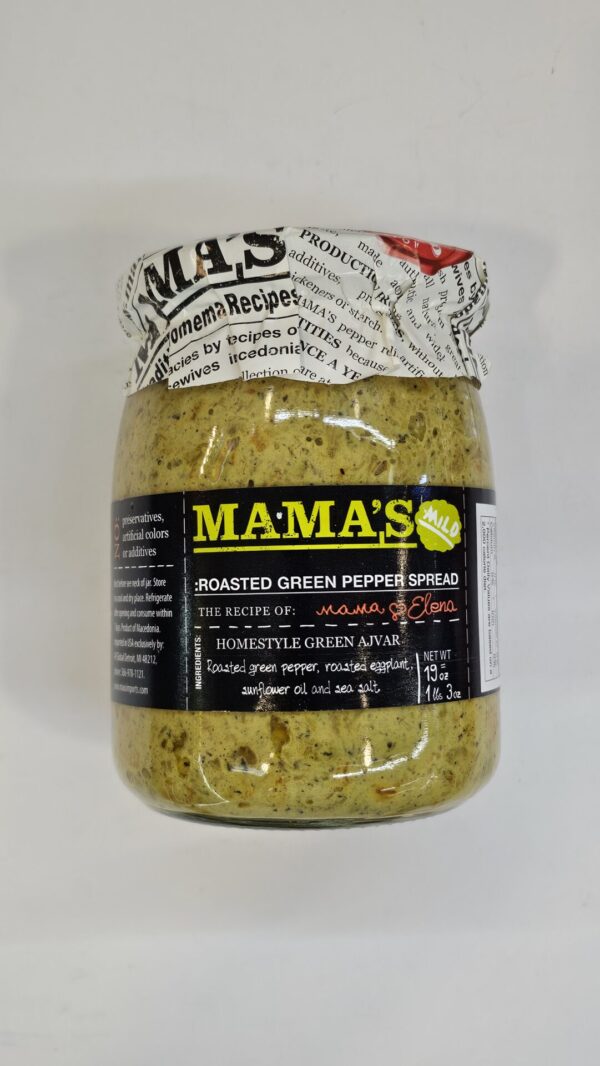 Mama's Mild Roasted Green Pepper Spread 19oz