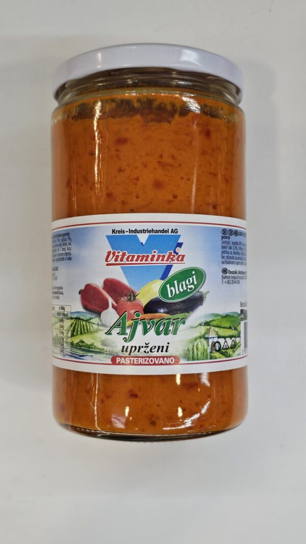 Vitaminka Blagi Ajvar Uprzeni Pasterizovano